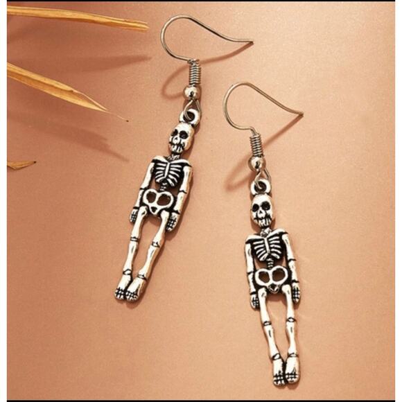 Skeleton Halloween Earrings - Picture 1 of 1